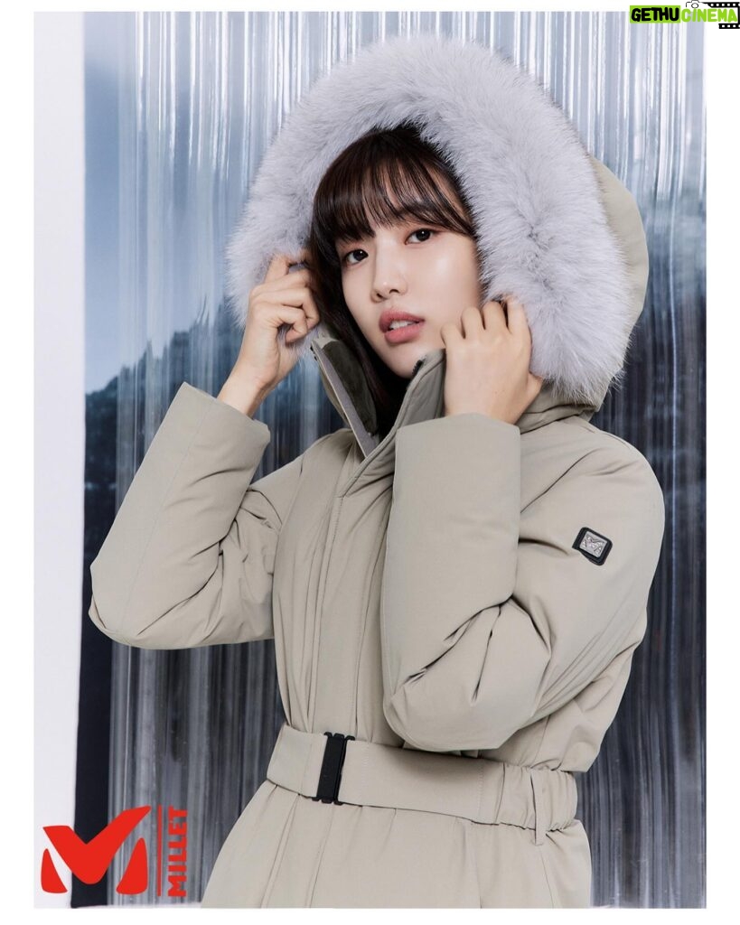 Yoon Seo-ah Instagram - 밀레에 겨울이 내려요 🤍☃️🩵 @millet_korea