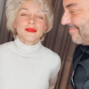 Youlika Skafida Instagram - ❤️ @panoskallitsis 
Stunning Italian 50s look #makeover #hair #haircut #flashy #babyblonde #makeup #italian #shorthair  #50s#actress #newseries#newlook 
Ηθικός αυτουργός: @frossoralli