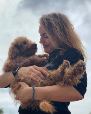 Youlika Skafida Instagram - Παντού και για πάντα μαζί. @cooper_theminipoodle_  #happyinternationaldogday  #mybestie #poodlesofinstagram