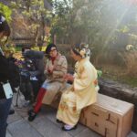 Yumi Matsutoya Instagram - 明日朝11時からのユーミンコードは、石川県加賀編です。 もちろんユーミンは、足湯に入りませんでした笑 マネージャーK子