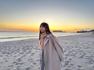 Yuna Hoshino Instagram - YouTube撮影で言った海での写真〜！
載せるの忘れてた( ๐_๐)

とても綺麗……🪄✨✨