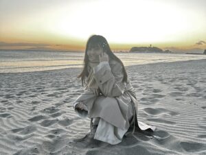 Yuna Hoshino Instagram - YouTube撮影で言った海での写真〜！
載せるの忘れてた( ๐_๐)

とても綺麗……🪄✨✨