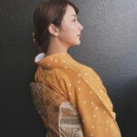 Yuna Taira Instagram - 👘🧡🍂 私のお宮参りに母が着ていたお着物。