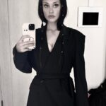 Yvette Monreal Instagram – Blazer dress never fails🖤