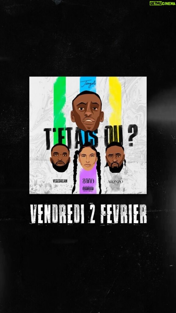 Zaho Instagram - Le peuple en redemande ! Rdv le 02 février 🧞‍♂️🫡 @jungeli_ x @vegedream x @alonzofficiel x @zahonline 🎨 : @arzzanoo 🎸: @wiilsmusic_mg