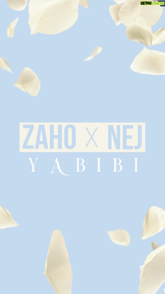 Zaho Instagram - 🎶 Fini Yabibi, Yabibi y a plus de toi... 🎶  “YABIBI” le nouveau single avec @nejofficial dispo vendredi sur la réédition de Résilience #NewMusic #Yabibi #Nej #Zaho