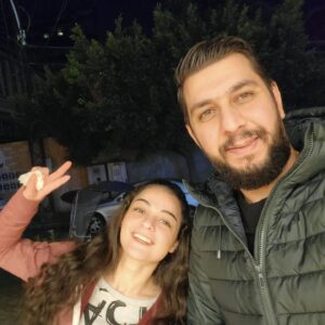 Zaina Barafy Instagram - My hero 💓
الأمان والسند 🥰🥰
اشتقتلك كتييير 
#سيف_رضا_حامد
#زينة_بارافي 💞