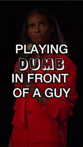 Zainab Johnson Instagram - How dumb are you willing to be??? 😂 “HIJABS OFF” streaming NOW on @primevideo #funny #standup #comedy #dating #jokes #babyvoice