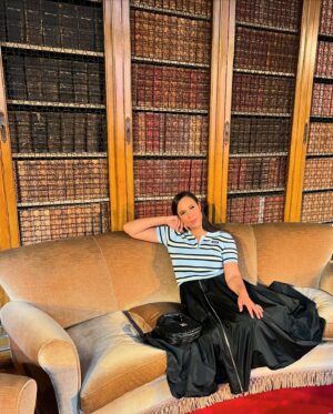 Zawe Ashton Instagram - Chic Lit. @miumiu 

Miu Miu Literary Club, you were the salon of the season.

We got dressed up and went and celebrated two authors I’d unbelievably never heard of: Sibilla Aleramo and Alba de Céspedes. Forces of nature, writing ahead of their time in the challenging classification of memoir. Having written in the memoir space, albeit a very unconventional one, it really came to me during the discussions we had that to write from your life is to potentially be trying to find the ‘language of your life’. 

What kind of LANGUAGE do I LIVE in? 

Was a profound question to leave with …

Feeling inspired by the cultural platforms you’re creating @miumiu Thank you for the threads and the wonderful conversation.

Bella Italia! Belissimo Milano!

#MiuMiuLiteraryClub