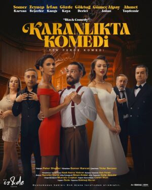 Zeynep Beşerler Instagram - “Karanlıkta Komedi” Kasım ayında seyircisiyle buluşuyor. Umarım herkes izlemek için hazırdır. Çünkü biz oynamak için sabırsızlanıyoruz❤️🫶🏻 #karanlıktakomedi #petershaffer #blackcomedy #tiyatro #özdeyapım @galipaksular #somerkarvan #ahmettasdemir