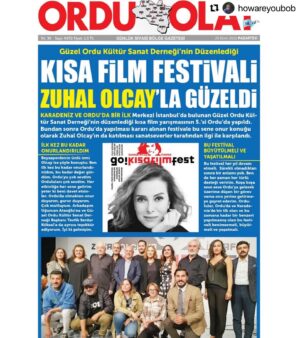 Zeynep Ozbatur Atakan Instagram - Duyanlar, duymayanlara söylesin... Beni bilenler bilir çok yapıcı olmaya çalışan biriyimdir. Ordu'daki kısa film festivali @howareyoubob un tutkusuna benim gönülden desteğim ile sonsuza kadar o çatı altında devam edebilirdi. Şimdi #omurgaordu olarak devam edecek. Uğurcan aşağıda çok güzel anlatmış.. Aynen buraya bırakıyorum :
#Repost @howareyoubob with @use.repost
・・・
💜
GİRİŞ
güzel ordu kısa film yarışmasını 2017 yılında amatör bir heyecanla başlattık ilk yıl 3 film başvurdu çalışmaya devam ettik şimdi binlerce katılım oluyor yarışma büyüdü festival oldu programa atölye çalışmaları paneller sergiler söyleşiler film gösterileri ekledik her festivali türk sinemasına katkıda bulunmuş bir kadın oyuncuya ithaf edelim dedik festival logo ve afişinde sanatçının yüz fotoğrafına yer verdik 2021’de zuhal olcay 2022’de hale soygazi “seve seve geliriz” dediler en iddialı filmler ve yönetmenleri jüriyi oluşturan değerli sinema insanları sinema yazarları ordu’da misafirimiz oldular onların katılması şehirde festivale ilgiyi artırdı türkiye kısa film yönetmenleri derneği festivale yüksek puan verdi sinema sektörü gözlerini ordu’ya çevirdi

GELİŞME
güzel ordu kısa film festivali başta zeynep atakan’ın gönüllü desteğiyle benim ve çalışma arkadaşlarımın özverili çalışmasıyla son iki yılda büyüyüp bir marka oldu ordu’nun bir festival şehri olmasına katkıda bulunan bir organizasyondu biz ayrılınca  zeynep atakan da çekildi dernek yönetimi bu yılın festivalini yapmak için sahaya çıkmış giydikleri forma aynı ama içindeki liyakatlı oyuncular biz değiliz duyan duymayana haber versin 

SONUÇ
dernek şeffaf yönetilmiyor kapalı zihniyetle açık fikirler hayata geçirilemez dernekten ve projelerden bu nedenle ayrıldık omurga ordu isminde yeni bir oluşum kurduk insanla değil fikirle uğraşmak için tabiki ordu için…

zeynep atakan’ın dediği gibi “kişisel idealler için bazı kutsal şeyleri feda etmek üzücü.”

#omurgaordu
@zeynepatakan 
@selimatakan
@zuolcay 
@halesoygazi
@mine_alpar 
@nurayymustu 
@rabianurgs
