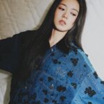 Zhao Jinmai Instagram - 🌌@MiuMiu #MiuMiuUpcycled