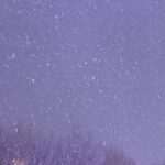 Zhao Jinmai Instagram - first snow❄️like a fairy tale