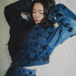 Zhao Jinmai Instagram - 🌌@MiuMiu #MiuMiuUpcycled
