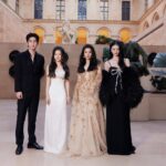 Zhao Jinmai Instagram - 📸🤍在巴黎🤍 @lancomeofficial @MuseeLouvre #lancomexlouvre