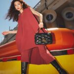 Zhong Chuxi Instagram - Freely city walk! @louisvuitton @NicolasGhesquiere #LVVOYAGER #LVPREFALL24 #NicolasGhesquiere #LouisVuitton