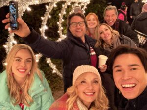 Zibby Allen Instagram - There’s snow place like Virgin River for the Holidays 🎄♥️

(so soon now 🥂)

#virginriverseries 
#virginriverseason5