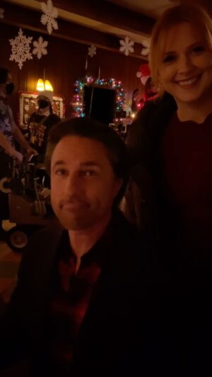 Zibby Allen Instagram - I’ve never been to heaven but I’ve been to Jack’s Bar at Christmas, so same. 
Holiday eps out Nov. 30th 🎄✨

#virginriverseries 
#virginrivernetflix 
#virginriverchristmas