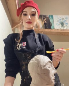 Zilan Duru Instagram - Yine şahane bir @stmasterpiece günü ♥️ #sculpturelovers
