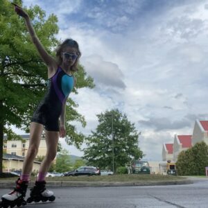 Zoe Levin Instagram - Parking lot princess —> swipe 4 some sick trix 🔮