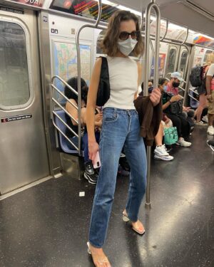 Zoe Levin Instagram - Subway surf