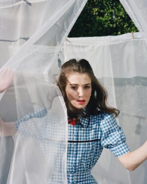 Zoe Levin Instagram - RODARTE Dorothy 
Character 3/6 @americanstudiesmag 

Directed and shot by @tommy.dorfman 
Styled by @chrishoran20 
Makeup @kalikennedy 
Hair @sylvia_wheeler 
Movement @mlschade 
Nails @nail_swag
