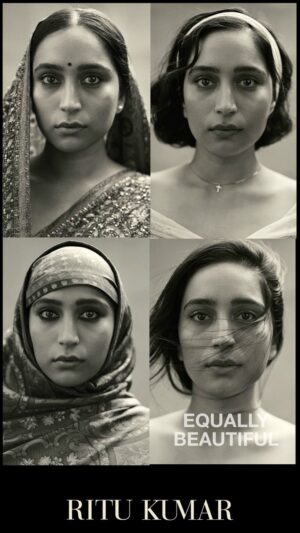 Zoya Hussain Instagram - So happy I got to be a part of, and support this ❤️

At Ritu Kumar, our ethos and strength are shaped by our differences. In this vein, we continue our ‘Equally Beautiful’ campaign.
 
We invite you to join our voice by posting the above images or reposting our ‘Equally Beautiful’ campaign on your social media, tagging @ritukumarhq, and adding the hashtag #EquallyBeautiful