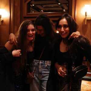 Zoya Hussain Instagram - We’re averaging at tri-annual reunions. According to statistics there’s much room for improvement @avani.rai @molfarnist