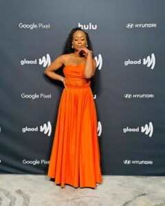 Zuri Adele Instagram - 🍊🌈🦁🏆 @glaad, you have held our hands through it all! Thank you, family!