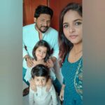 aazhiya sj Instagram - Happy new year from us to you 😍❤️ . Let this year bring u all good health, peace and allll the joy ❤️😍 . Welcome 2023 . #2023 #newyear #sameoldlove #aazhiya #rowdybaby @aazhiya_sj @akhilan_sj
