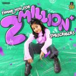 aazhiya sj Instagram - Rowdybaby channel smashes through 2 million subscribers! 🚀 . . . Massive shoutout to our amazing fans for their rock-solid support! 🥳 Let's keep the momentum soaring and conquer even greater heights together! 🎉 #Rowdybaby2M 🌈 #tamada #media #wirally #tamil #rowdybaby
