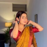 alismita goswami Instagram - The butterflies I get in my stomach when I make content using my own songs 😍♥️ #reelitfeelit #assamesesong #fashion #ootd