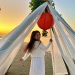 alismita goswami Instagram - In the quiet of dusk, the sun’s fiery art, Colors the sky, a masterpiece of heart.