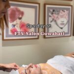 alismita goswami Instagram - One of the best in the city . @fsalonbyftv.guwahati for you to pamper yourself 🤍 #salonday #hairspa #facial #nailart #pedicure #guwahati #guwahaticity #reelitfeelit #ftvsalon #trendingreels