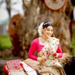 alismita goswami Instagram - Happy Bihu everyone ❣️ Photography @jitumani_das_photogrphy Makeup @tulikasmakeover Wearing @label_gayatri Jewellery @doogdoogiassamesejewellerynew