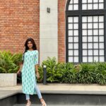 dharshini sudhakar Instagram - Shades of blue 💙🦋 Kurthi from @hayclothing