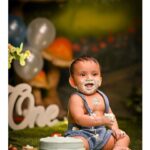 sree priya Instagram – Alludu babu turning 1️⃣

I can’t forget the moment when i saw you the first while doctor is taking you out chinnoda😍 can’t believe that am the one who told evryone it’s a baby boy 👶i still remember the happy tears in ech one of us 🥹 i still remember the first hold 👩‍🍼 ua such a blessing to us bangaru ♥️ 

Happy first birthday PRAKHYATH 🍰 god bless you nanna🙌

Cake : @dessert.doodle yuummmm it was 😋totally loved the taste ,li’ll boy enjyd eating it 😄

Photography : @kidio_studio rakesh jiiiii ..such a cute pictures i say ♥️