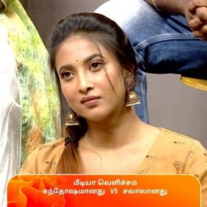 vj Santhiya Instagram - Sabashhh seriyana 💥💥🔥
தமிழா தமிழா | மீடியா வாழ்க்கை எளிதா? Vs சவாலானதா?| Every Sunday at 12.30 PM.

#TamizhaTamizha #Avudaiappan #ZeeTamilpromo #promo #ZeeTamil