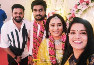 vj Santhiya Instagram - Happy Married Life My dear @aval_santhiya ❤️🏵️ 
வாழ்வில் எல்லா நலமும் வளமும் பெற்று 100 ஆண்டு காலம் வாழ்க வளமுடன் 🎉💐💝🤗

#marriage #function #happiness #marriagelife #funcity #bridal #prettylooks #beauty #newlife 🥰💐