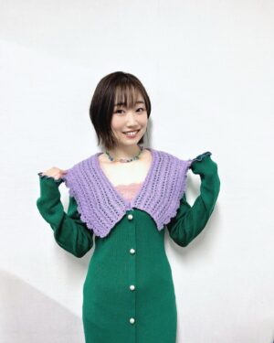 田所梓 Instagram - 今日の衣装！なんと2着も🙌
スタイリングはつばちゃんさん @tsubasashimoda 
メイクは尾関さんでした！

緑に紫ってかわいいね〜！

#azusatadokoro 
#tadokoroazusa
#田所あずさ