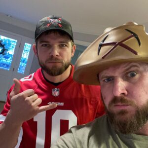 A.J. Buckley Instagram - Happy Bday to this big stud @maxthieriot ! It only took me 5 years ...But ...I finally got you into country music and to be HUGE 49er fan. 
You’re one of the greatest people on this planet. ME LOVE U LONG TIME ! 

#brotherhood #sonnyandclay @sealteam_pplus #sealteam