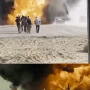 A.J. Buckley Instagram - Literally burnt the hairs off the back of my ass. 

Shot for television by professionals 

#BTS #sealteam #SEALTeamBTS #SonnyQuinn