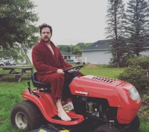 A.J. Buckley Instagram - #flashbackfriday ! This guys name was “Bronco Novac “ from a series I did called  @purewgna on @wgn. Once you start rocking a Handel bar mustache you know shits about to get weird !
#pure #cbc #wgn #charateractor