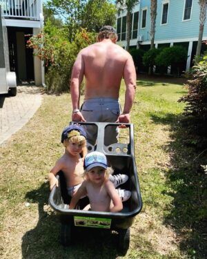 A.J. Buckley Instagram - The best little helpers in all of SC !
#Yardwork #Gardening #MyBoys #Ranger #Bodhi #FamilyTime #dadlifeisthebestlife #home
