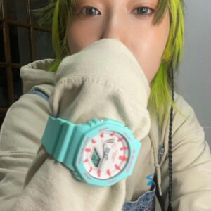 AKKOGORILLA Instagram - かわいいかわいいみどり🐲！
@gshock_jp 🟢🟢🟢🐉✨
#PR #g_shock
