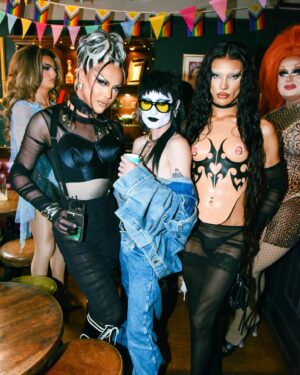 A'Whora Instagram - Brunch with @jeanpaulgaultier 🍽️

A fabulous afternoon surrounded by fabulous gorgeous people! Huge thank you to @editionlondon for having me and of course @msaimeephillips & @henryholland for curating a setting for us all to gather each year in the @bernerstavern to showcase and celebrate our queer joy 🏳️‍🌈 🏳️‍⚧️raising money and awareness for @aktcharity & @notaphaseorg

Photo credit @karenstanleyphoto 📸