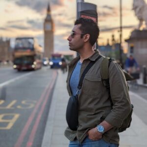 Aadar Malik Instagram - Being cool waiting for bus and realising I've got the wrong time.