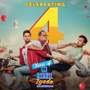 Aanand L. Rai Instagram - Celebrating 4 years of a crazy love story full of zyada drama, laughter, and a whole lot of 'Shubh' vibes 🫶
#4YearsOfShubhMangalZyadaSaavdhan ❤️

@ayushmannk @jitendrak1 @neena_gupta @gajrajrao @manurishichadha @pankhuri313 @maanvigagroo @sunita_rajwar @gopaldatt @hiteshkewalya @aanandlrai #BhushanKumar #KrishanKumar @kanupriyaaiyer @shivchanana @tseriesfilms

#ShubhMangalZyadaSaavdhan #MovieAnniversary #Bollywood #HindiCinema #IndianCinema