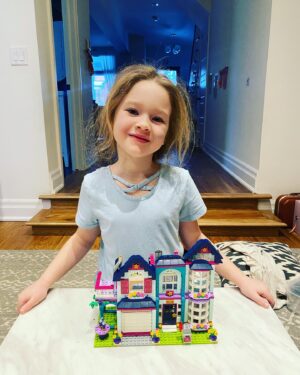 Aaron Ashmore Instagram - Proud Papa Post. This amazing kid built this whole Lego house all by herself! Gives me great hope that when she’s a grown up she’ll be able to put together her own IKEA furniture. 😬