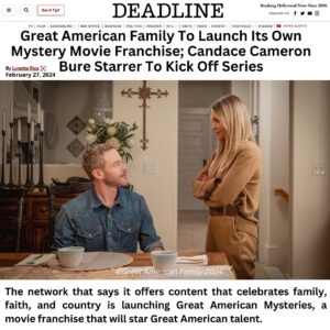 Aaron Ashmore Instagram - 🔎 Good news, #GreatAmericanMysteries are coming! @candacecbure stars with @aaron_ashmore in #TheAinsleyMcGregorMysteries: A Case for the Winemaker, the first of several new original mysteries series coming to #GreatAmericanFamily in 2024. -via @deadline @lynette.rice 

More info at Link in Bio & Stories 

@candace_havens #welcomehome #mysteries #whodunit #sleuthers #cozymystery #series @candyrock.entertainment